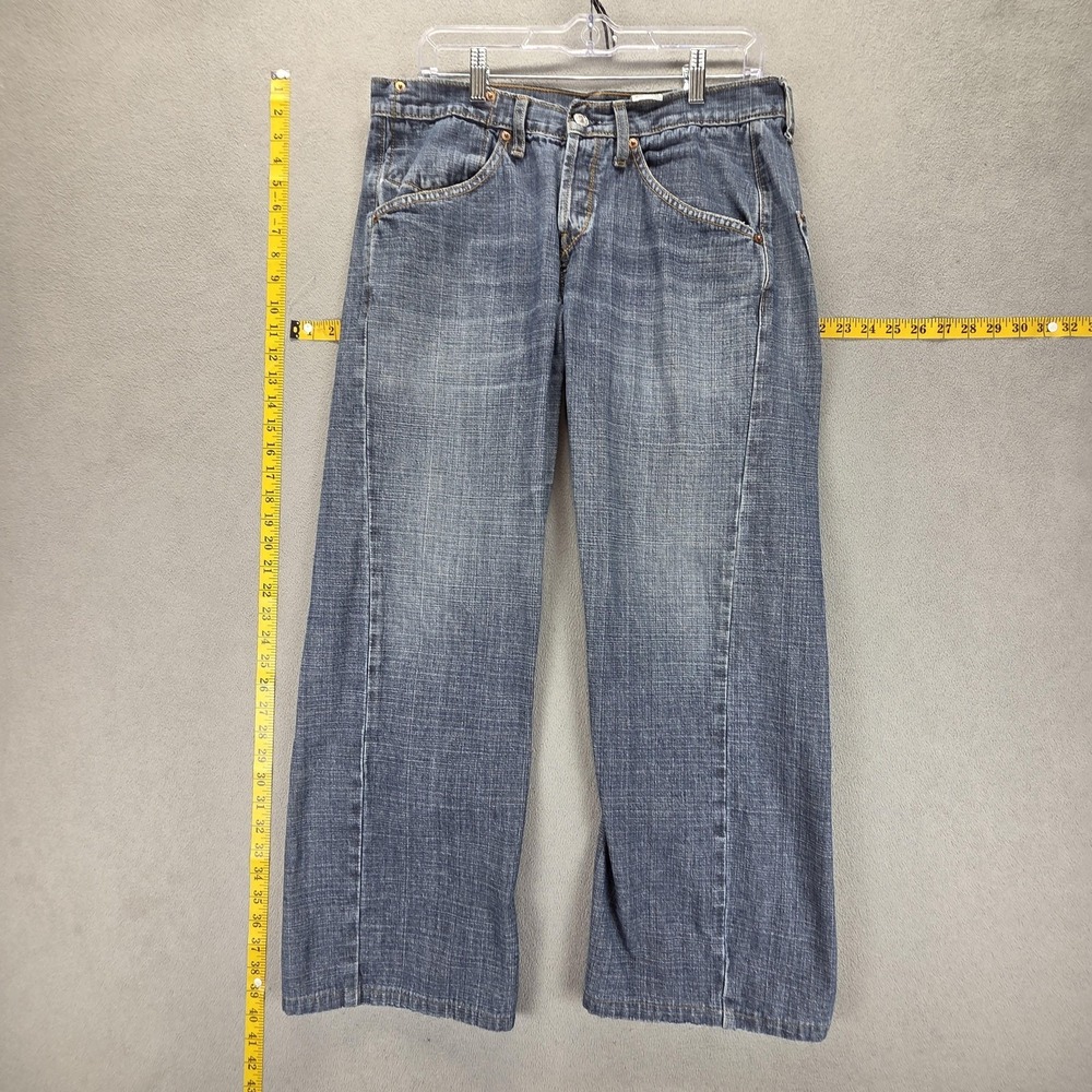 Vintage Levis Engineered Jeans Womens 668 Twisted Wide Leg Baggy Fits 32x28